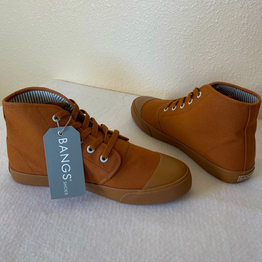 NWT BANGS Shoes Sahara Sand High Tops | Canvas Sneakers | Women’s 8 or Mens 6.5